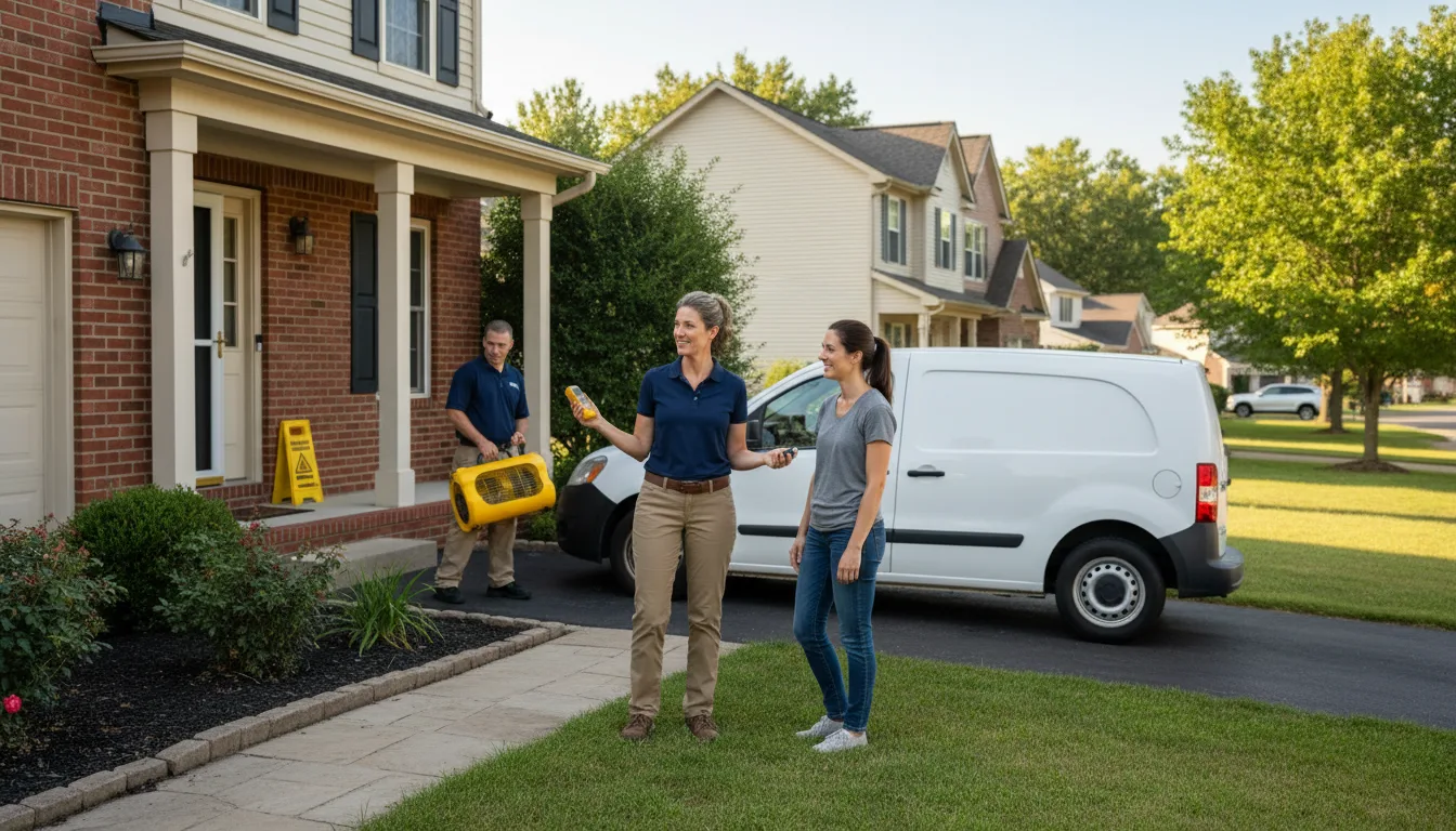 Water restoration image for Dehumidification And Cleanup Services in Gum Spring, VA